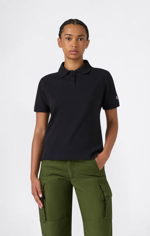 Polo in Piqué di Cotone da Donna Slim Fit Icons