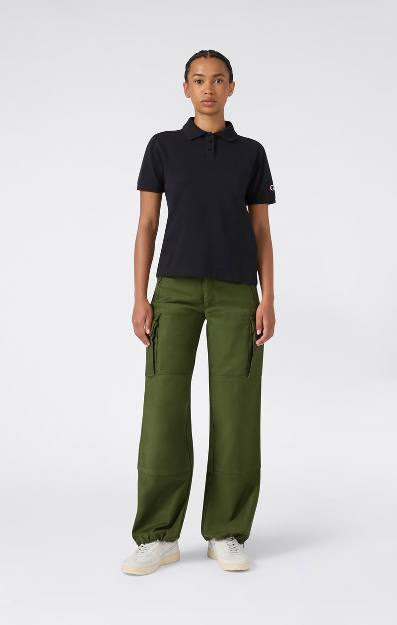 Polo in Piqué di Cotone da Donna Slim Fit Icons