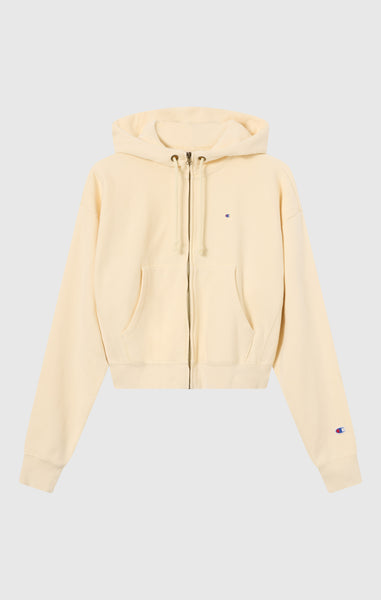 Sudadera con Capucha Ligera con Cremallera Completa Reverse Weave para Mujer