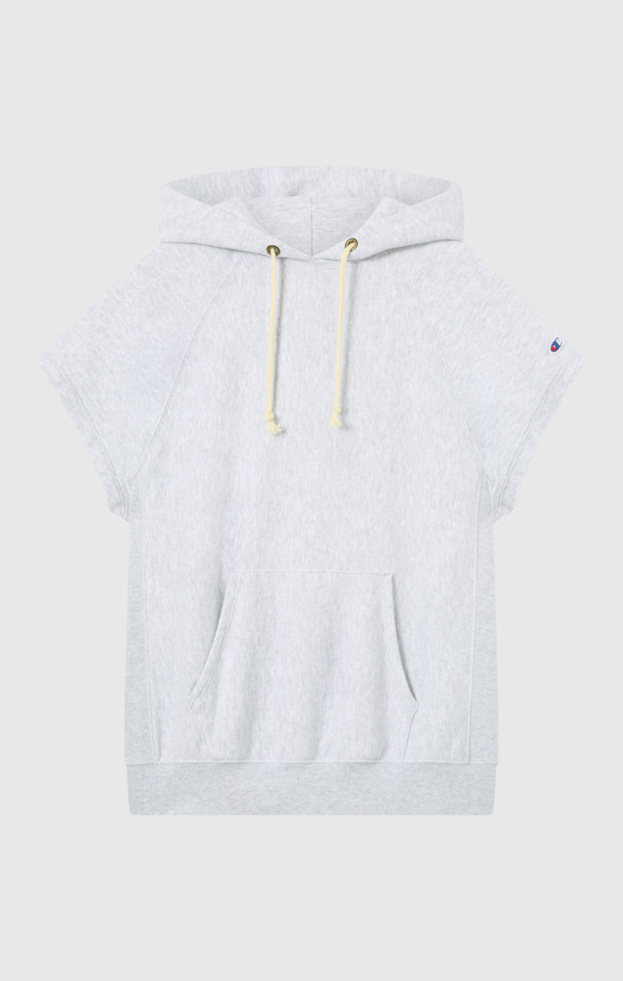 Sweat Léger Sans Manches à Capuche Reverse Weave pour Femme