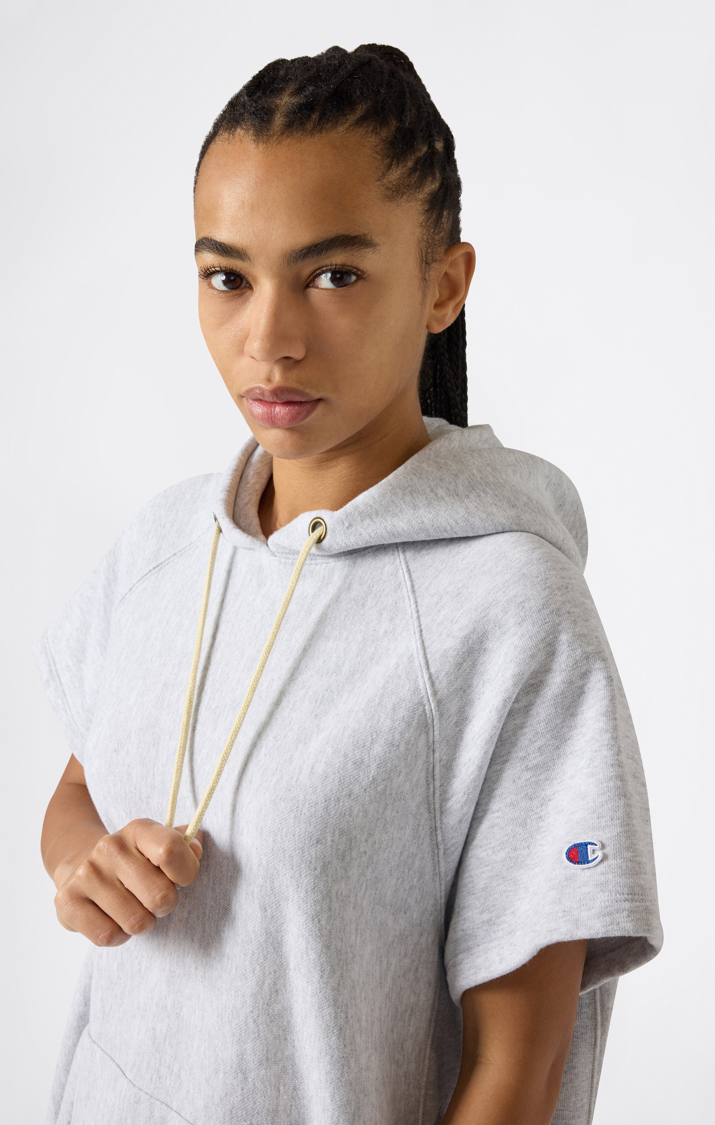 Women’s Lightweight Reverse Weave Sleeveless Hoodie