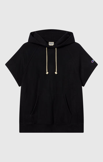 Sweat Léger Sans Manches à Capuche Reverse Weave pour Femme