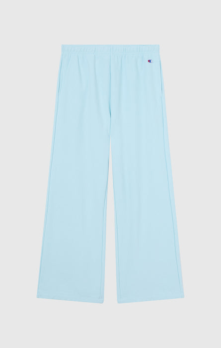 Damen Leichte Reverse Weave Wide Leg Hose