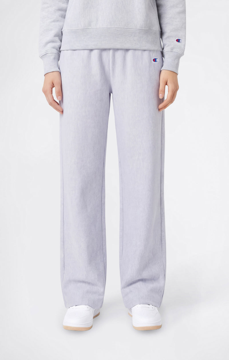 Pantaloni a Gamba Ampia Leggeri Reverse Weave da Donna