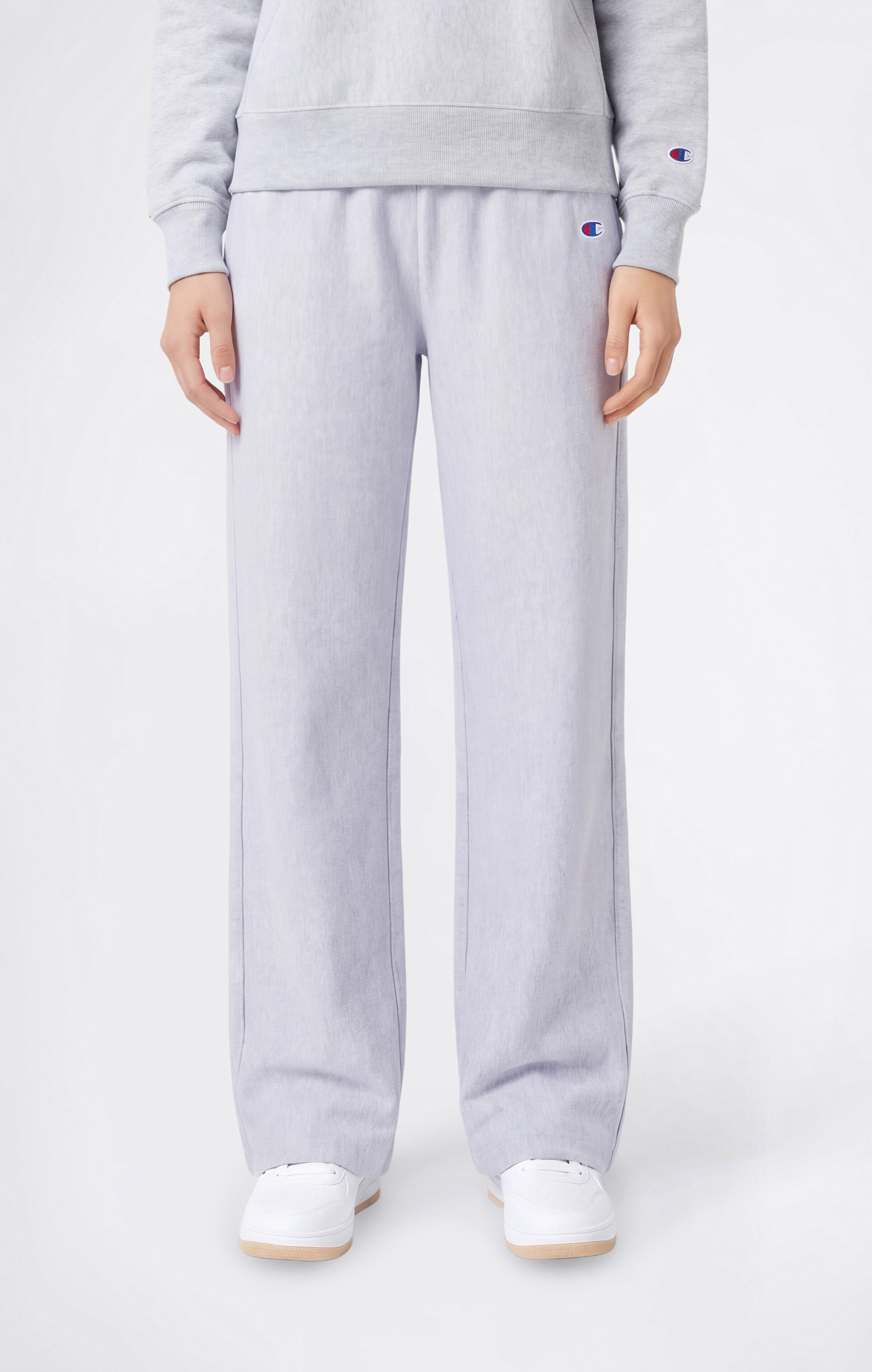 Pantaloni a Gamba Ampia Leggeri Reverse Weave da Donna