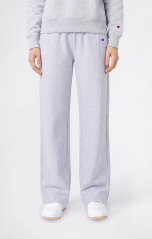 Pantaloni a Gamba Ampia Leggeri Reverse Weave da Donna