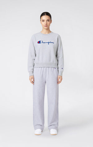 Pantaloni a Gamba Ampia Leggeri Reverse Weave da Donna