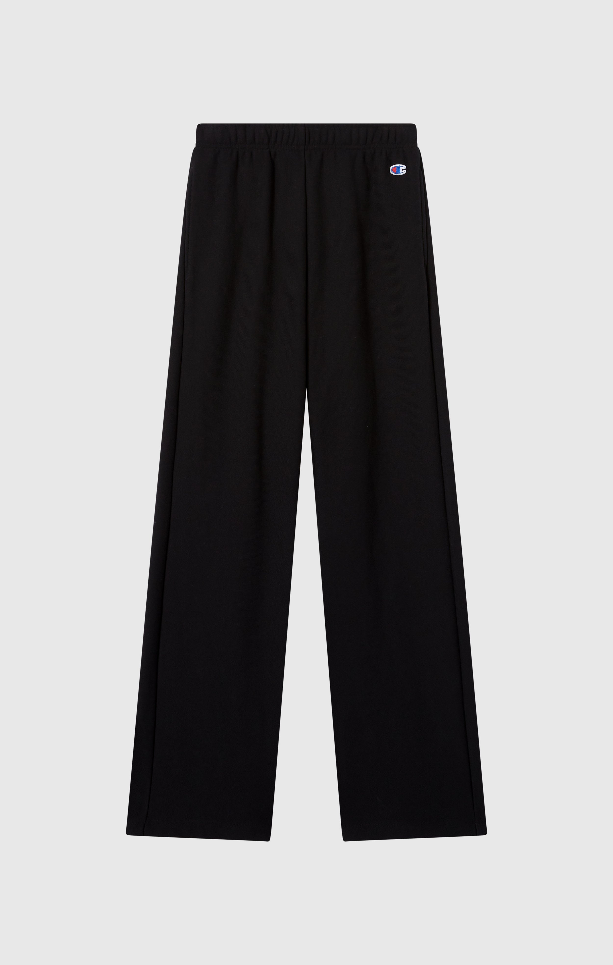 Damen Leichte Reverse Weave Wide Leg Hose