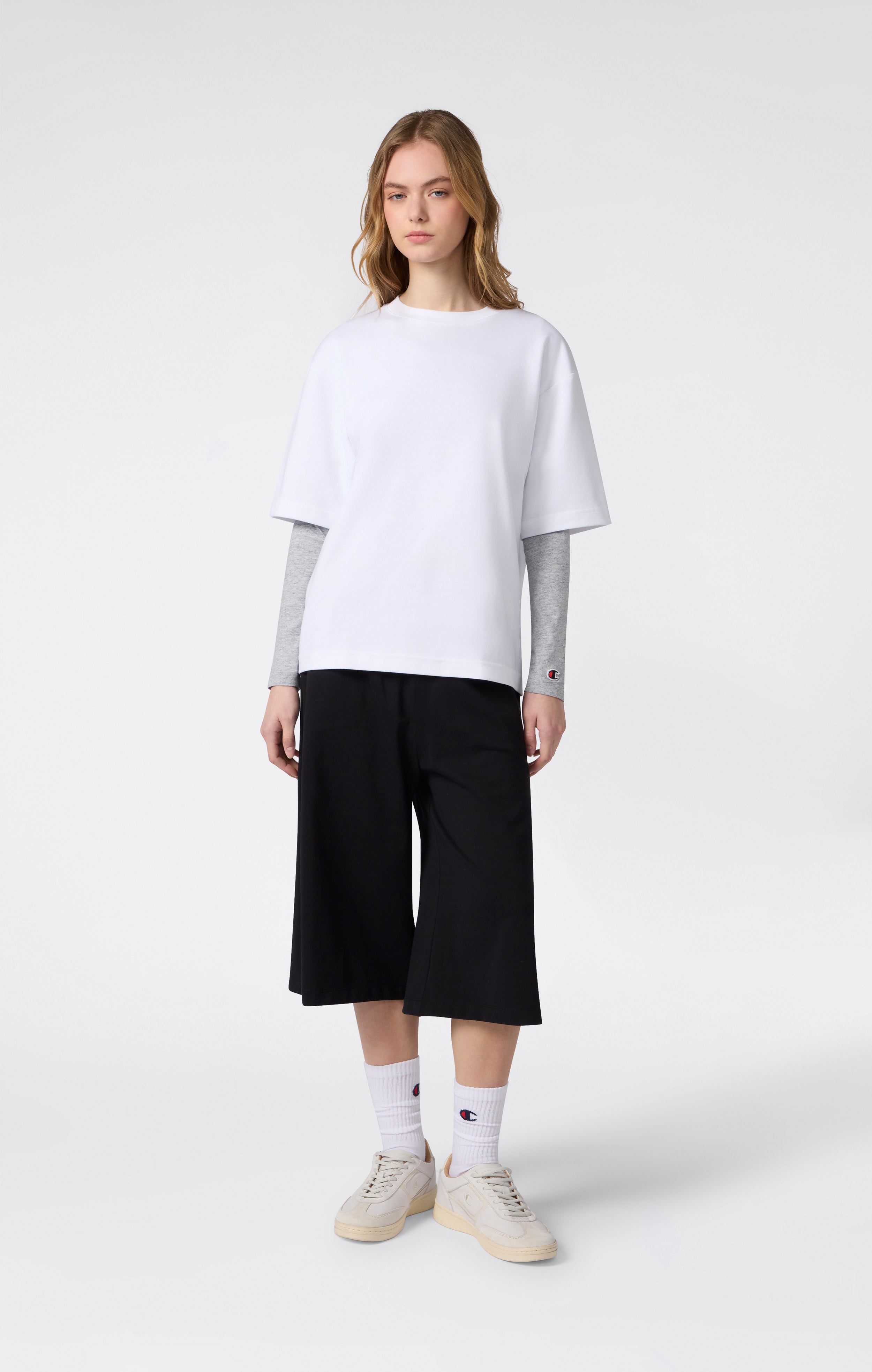 Women’s Reverse Weave 3/4 Bermuda Shorts