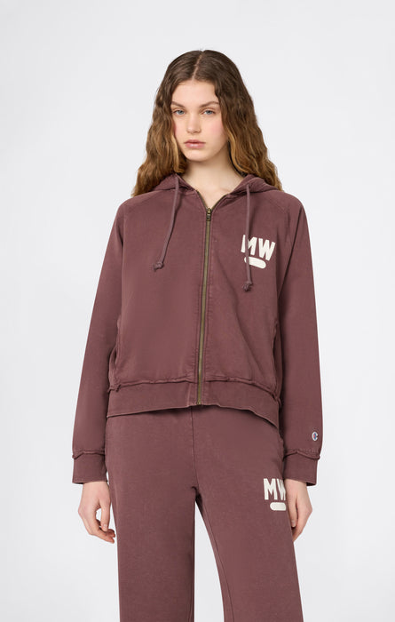Women’s East West Hooded Full Zip Sweatshirt