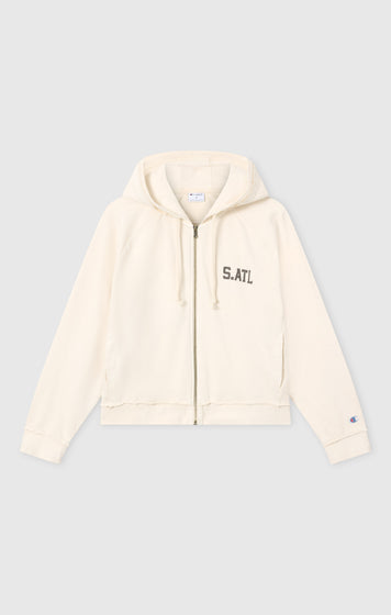 Sweat à capuche East West avec zip intégral pour femme