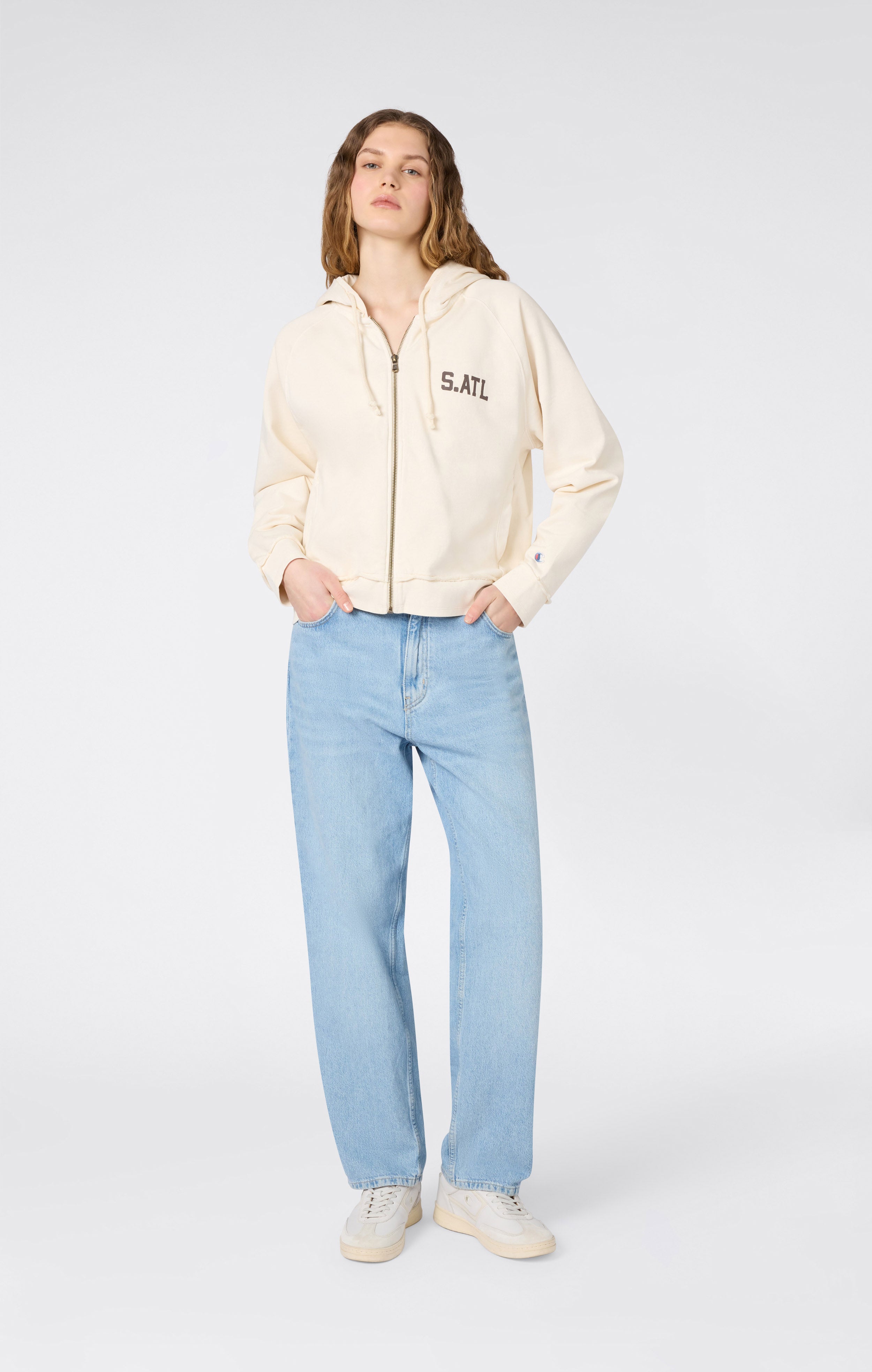 Women’s East West Hooded Full Zip Sweatshirt