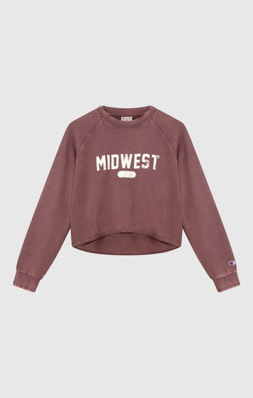 Women’s East West Cropped Crewneck Sweatshirt
