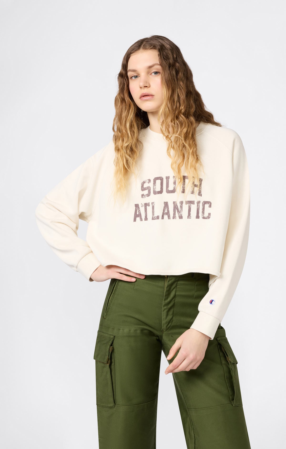 Women’s East West Cropped Crewneck Sweatshirt