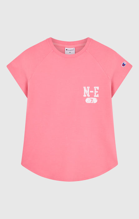 Damen East West T-Shirt mit Rundhalsausschnitt