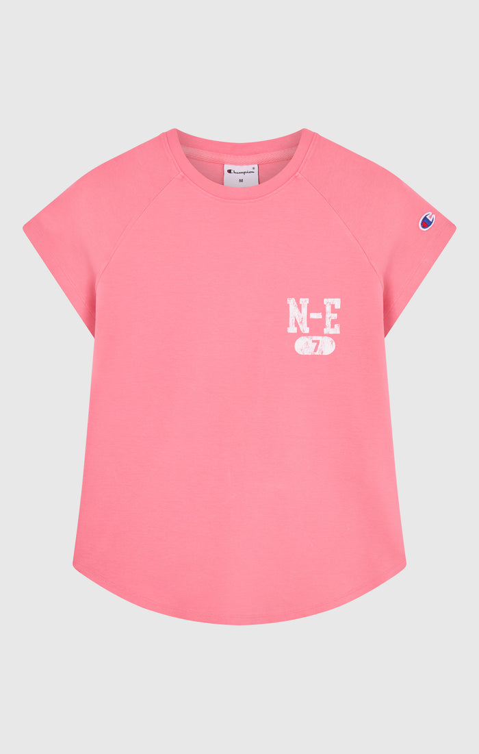 Damen East West T-Shirt mit Rundhalsausschnitt