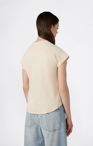 Damen East West T-Shirt mit Rundhalsausschnitt