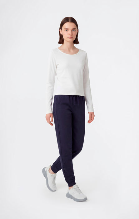 Damen Leichte Jogger-Hose mit elastischen Bündchen Icons