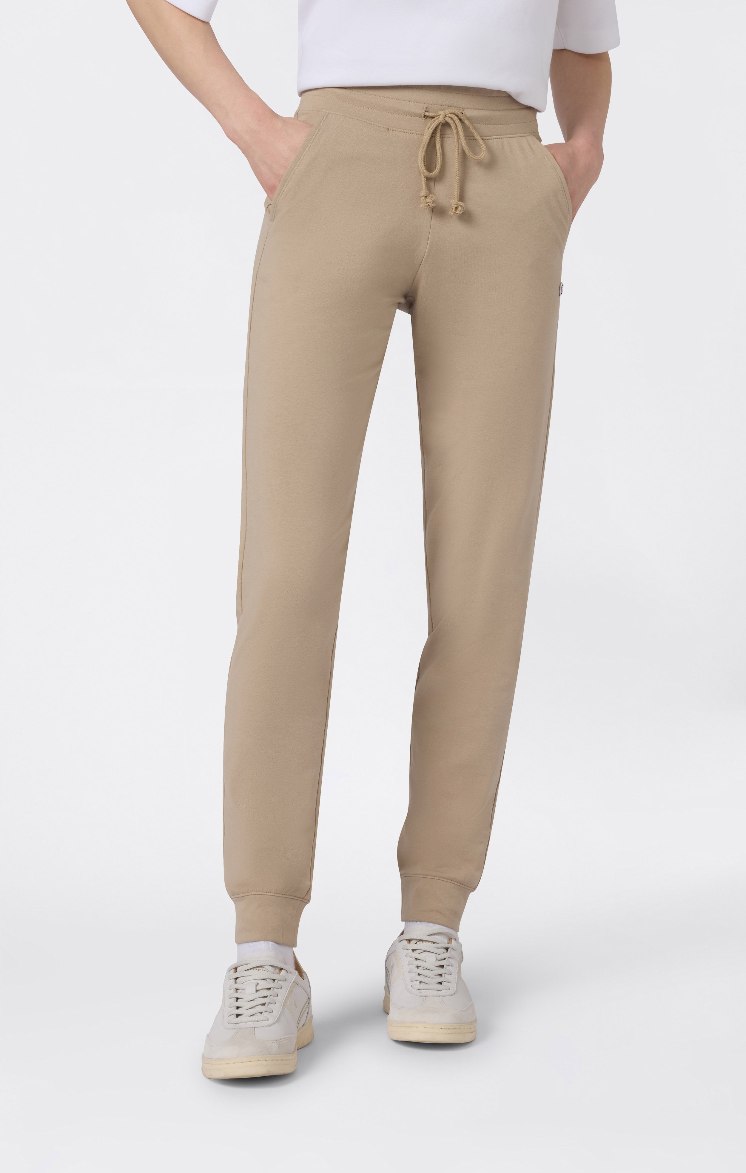 Pantaloni Joggers Leggeri con Polsino Elasticizzato da Donna Icons