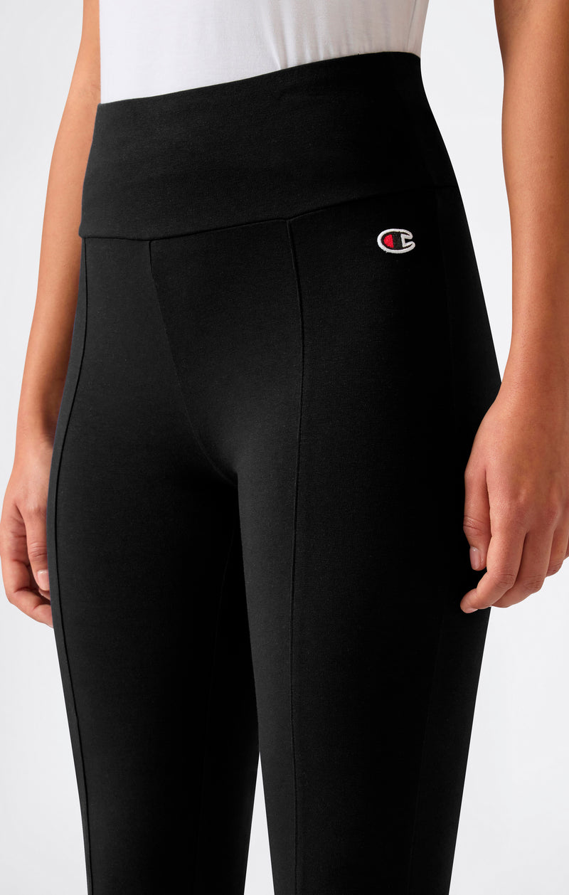 Leggings 3/4 in Cotone Elasticizzato da Donna Icons