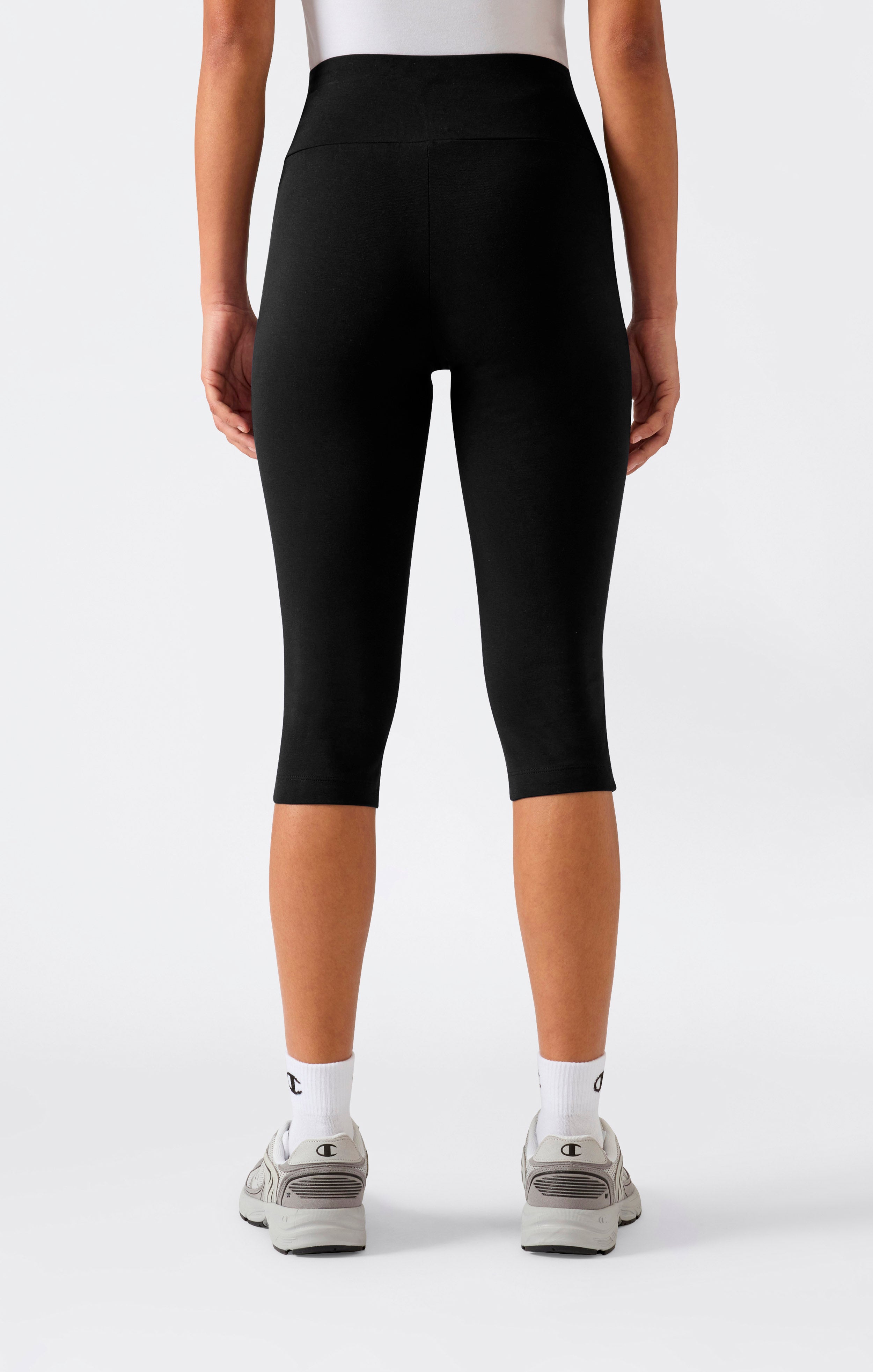 Leggings 3/4 in Cotone Elasticizzato da Donna Icons