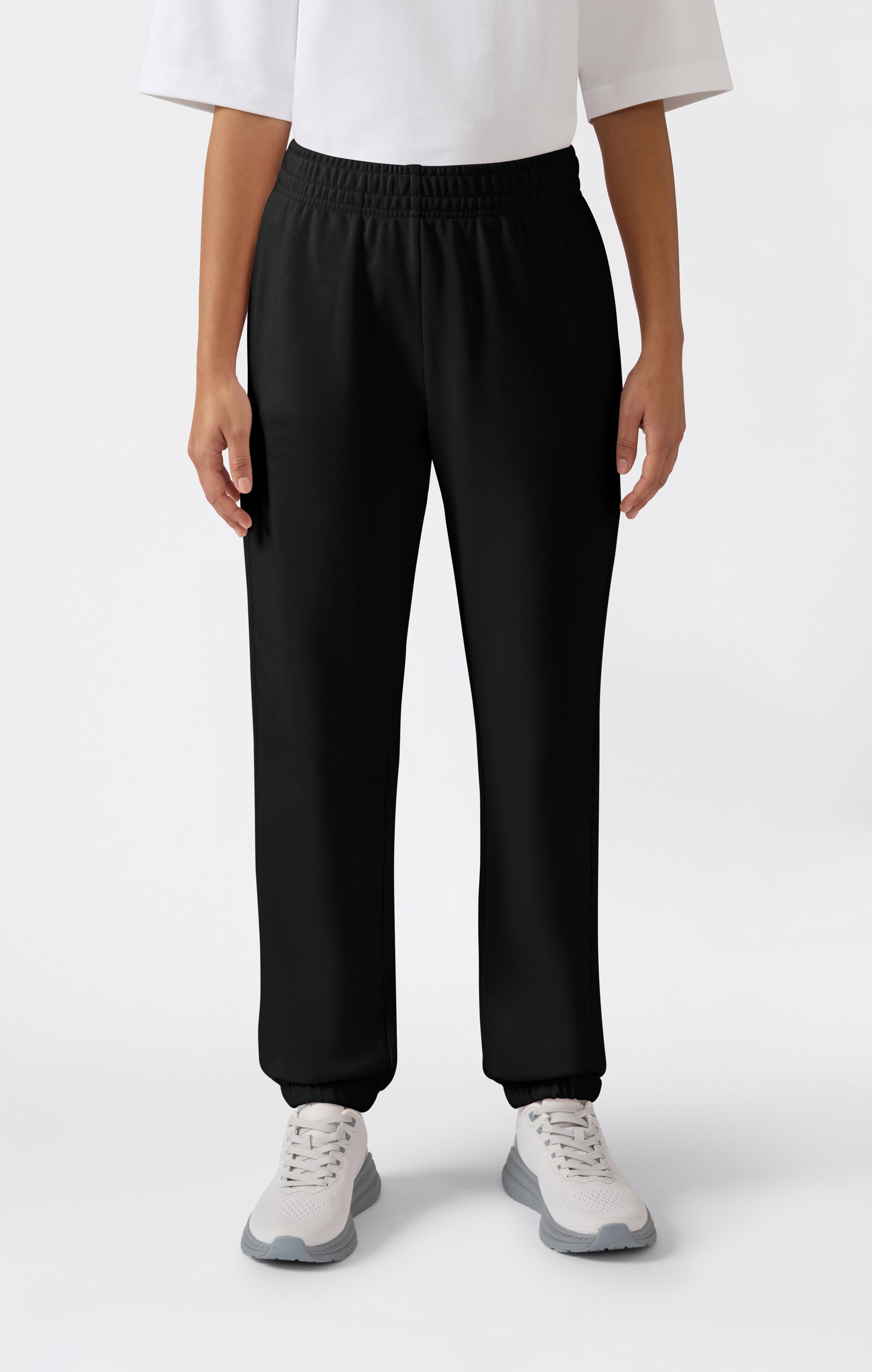 Pantaloni Joggers Leggeri con Fondo Elasticizzato Icons da Donna