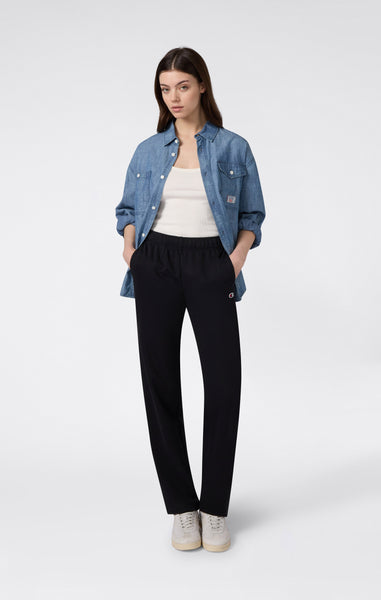 Damen Leichte Jogger-Hose mit geradem Saum Icons