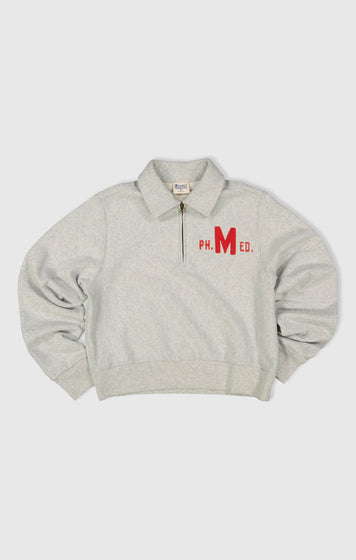 Sweat Demi-Zip Reverse Weave pour Femme Time Capsule