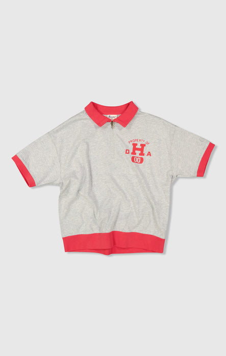 Women’s Half Zip Polo T-Shirt Time Capsule