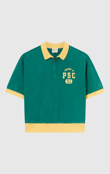 Polo T-shirt Demi-Zip pour Femme Time Capsule