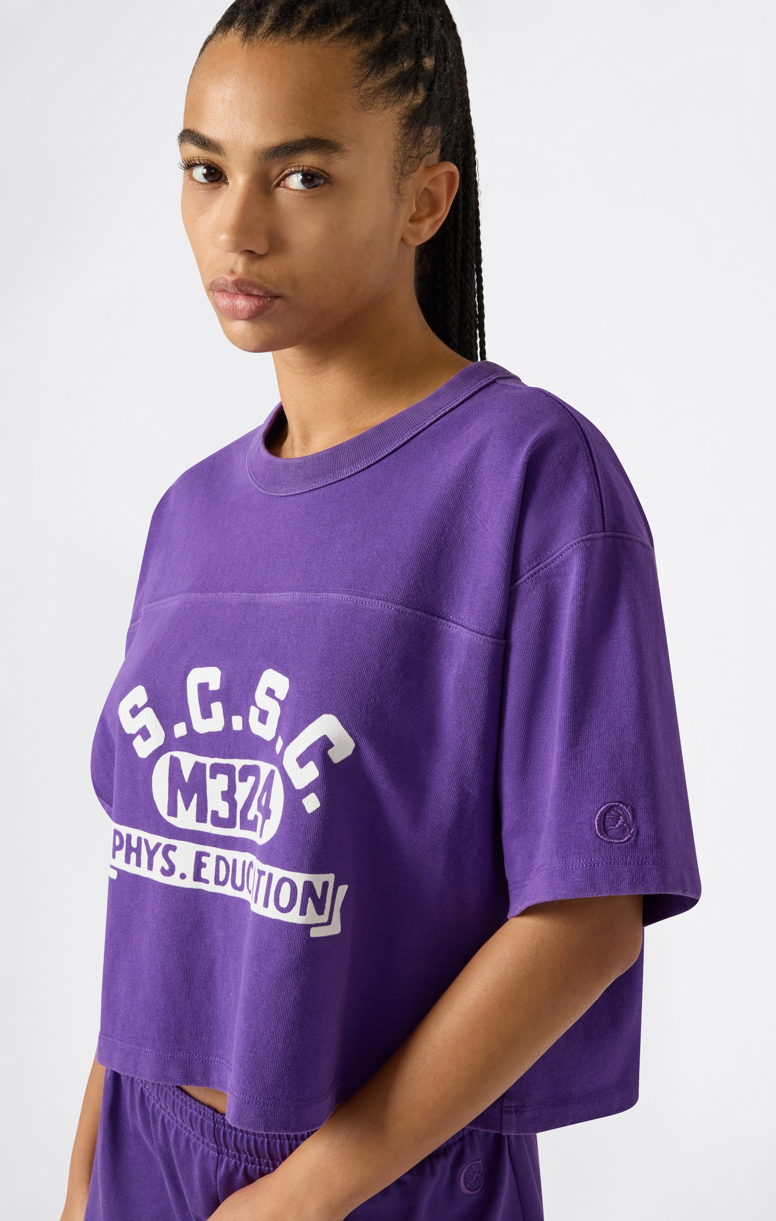 Women’s Cropped Crewneck T-Shirt Time Capsule