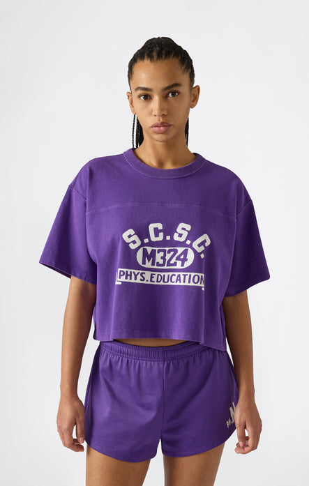 Women’s Cropped Crewneck T-Shirt Time Capsule