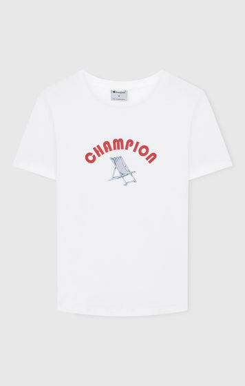 T-shirt Graphique Col Rond pour Femme