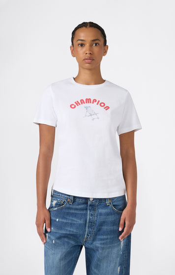 T-shirt Graphique Col Rond pour Femme