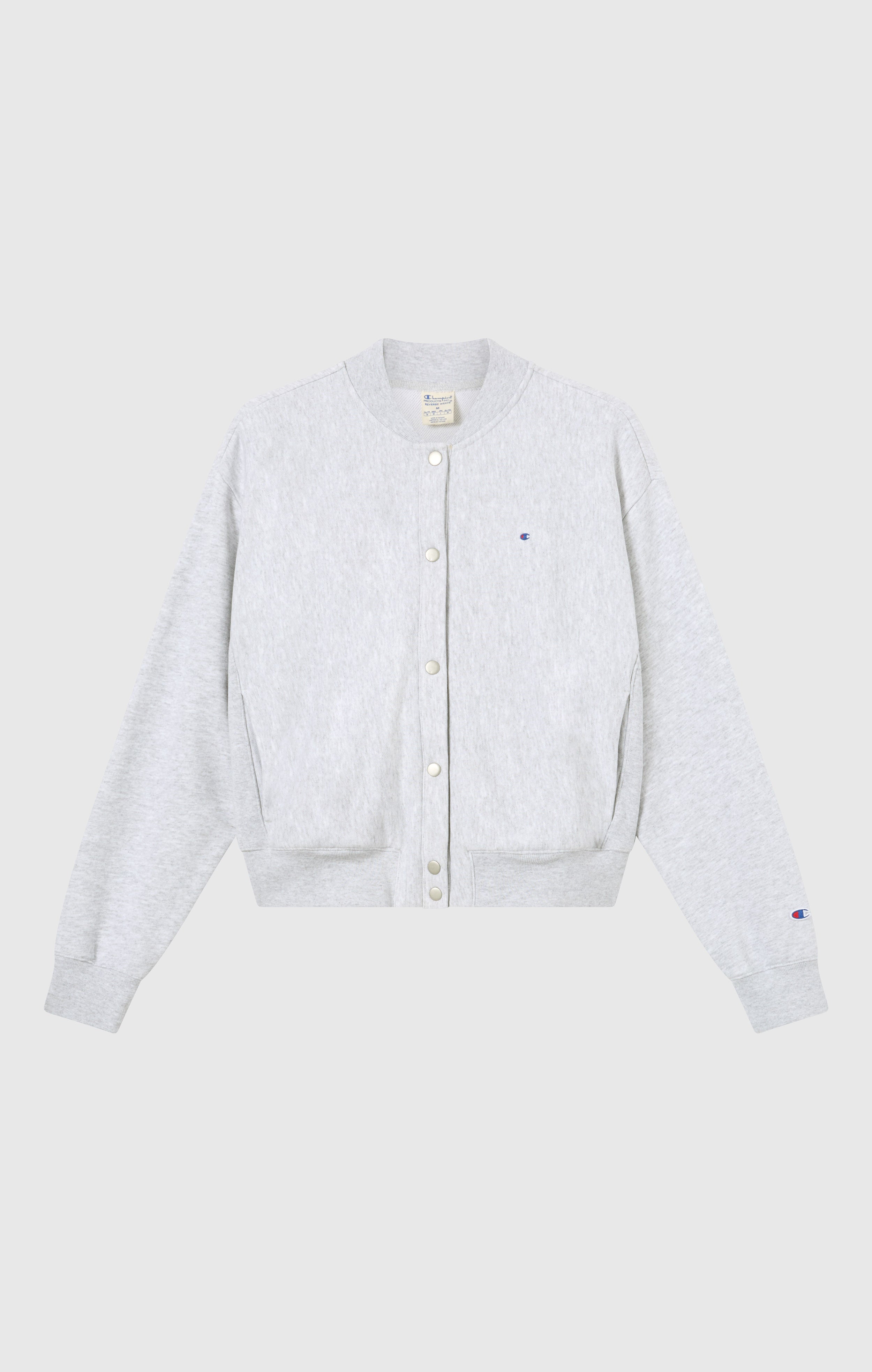 Felpa Bomber Leggera Reverse Weave da Donna