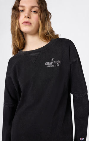 Women’s Boxing-Inspired Crewneck Sweatshirt