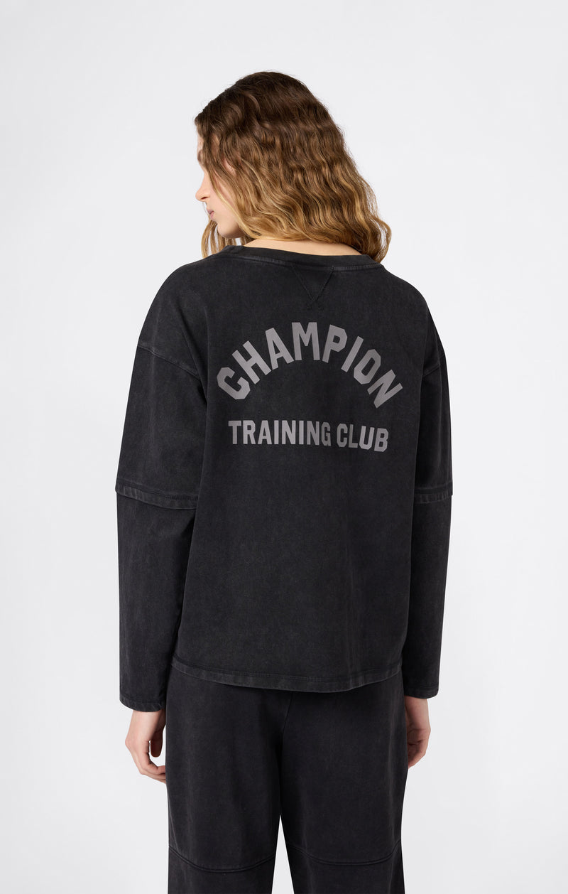 Women’s Boxing-Inspired Crewneck Sweatshirt