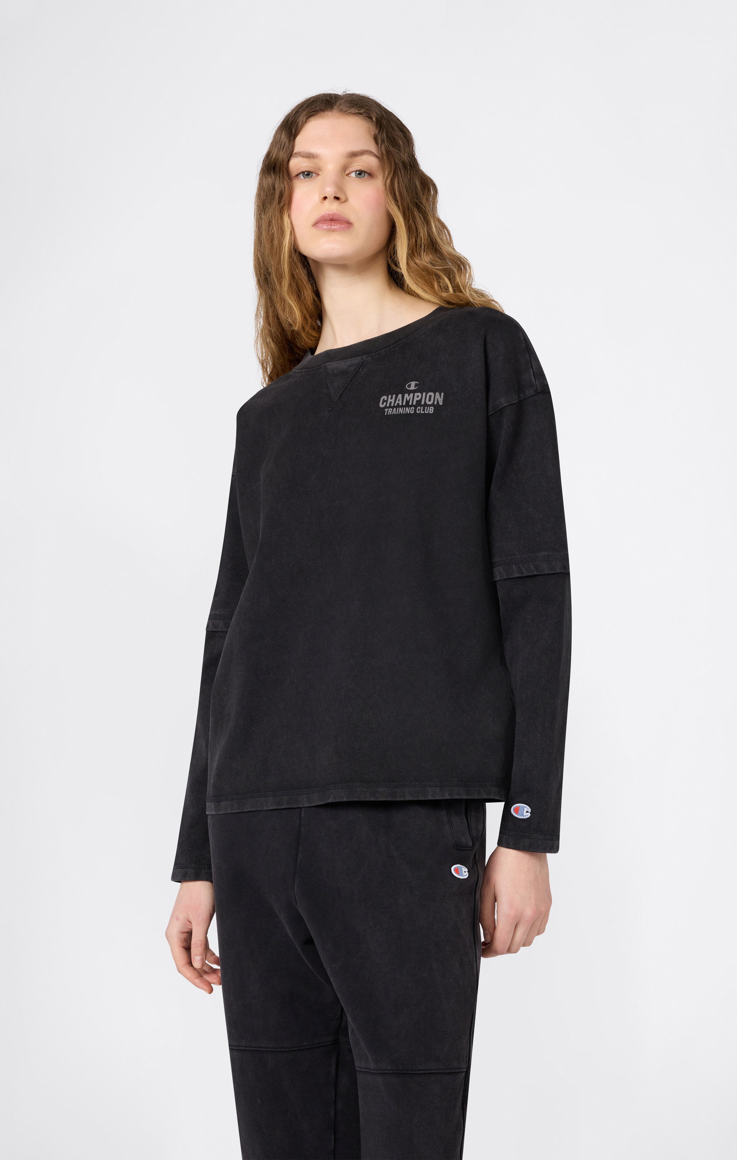 Women’s Boxing-Inspired Crewneck Sweatshirt