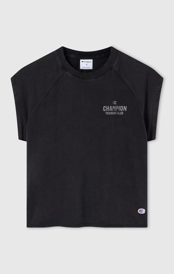 Women’s Boxing-Inspired Crewneck T-Shirt