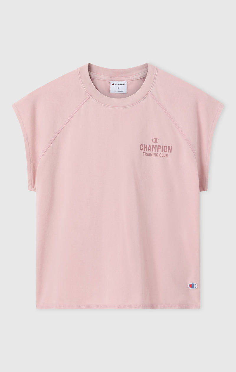 Women’s Boxing-Inspired Crewneck T-Shirt