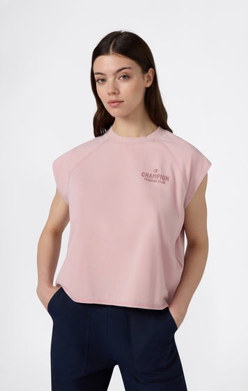 Women’s Boxing-Inspired Crewneck T-Shirt