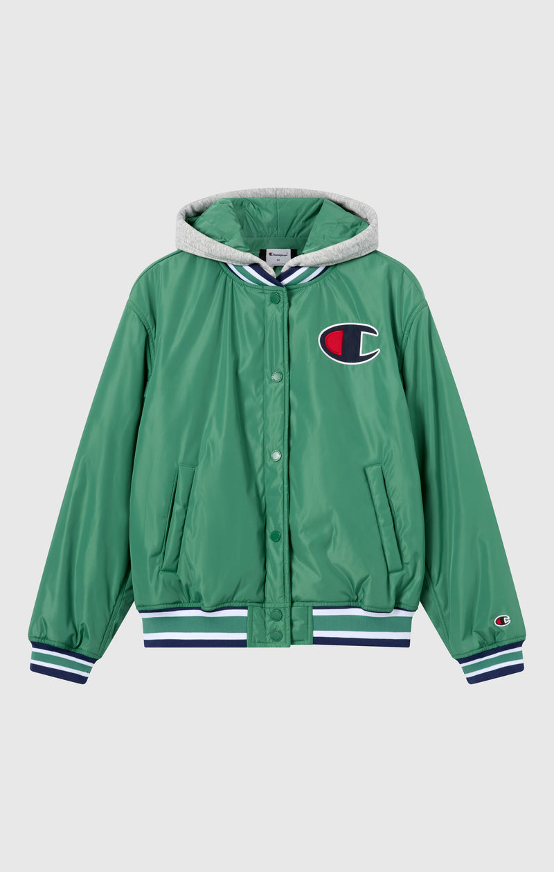 Chaqueta Bomber con Capucha para Mujer