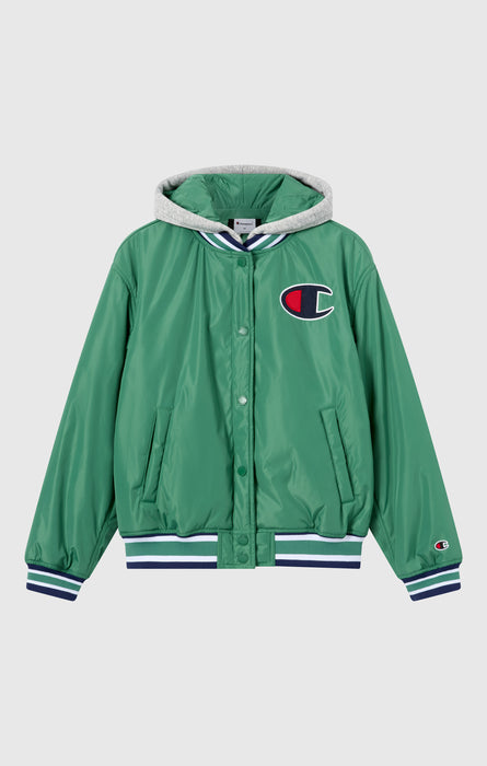 Chaqueta Bomber con Capucha para Mujer