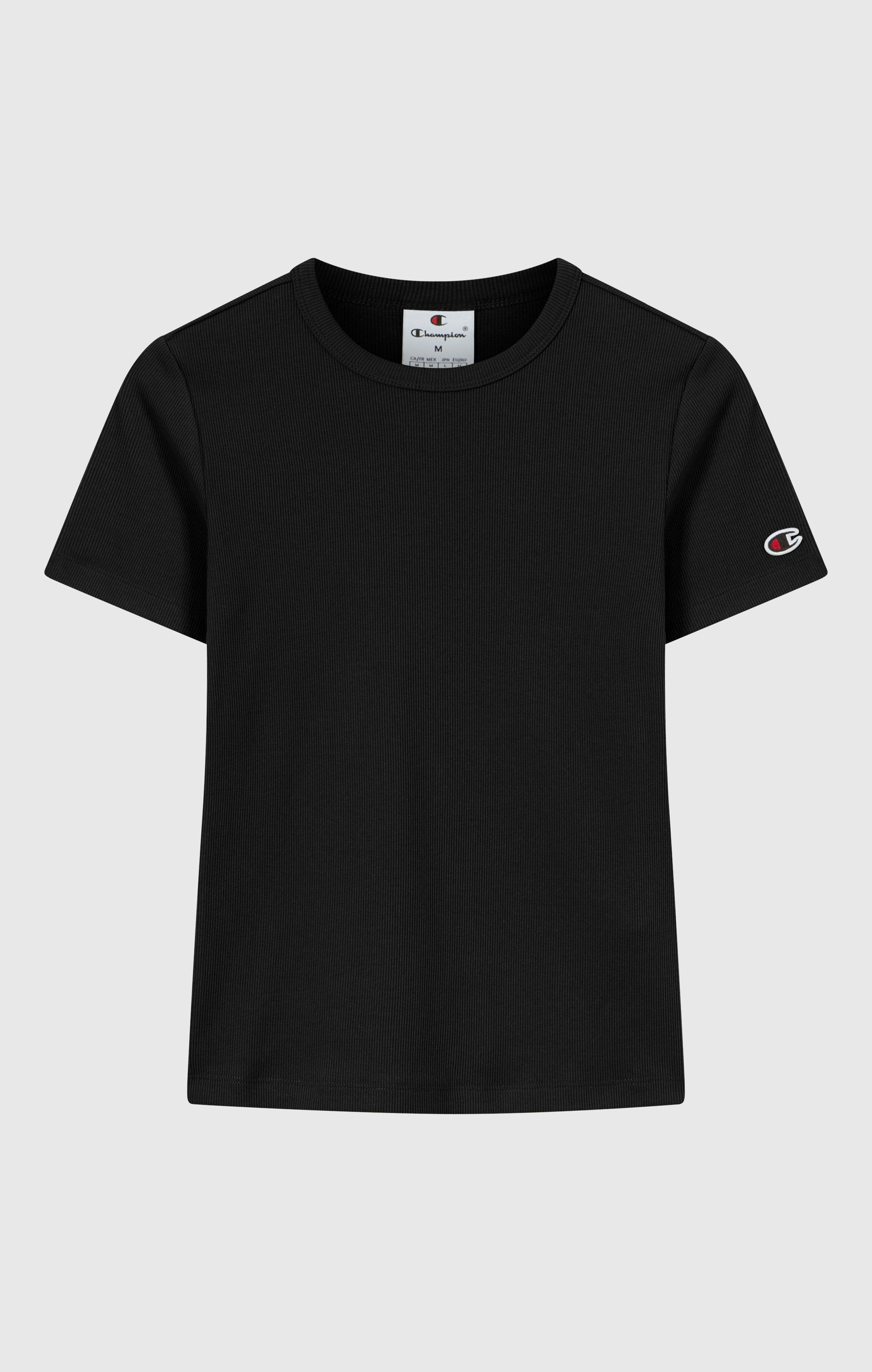 Damen Stretch-Ripp-T-Shirt