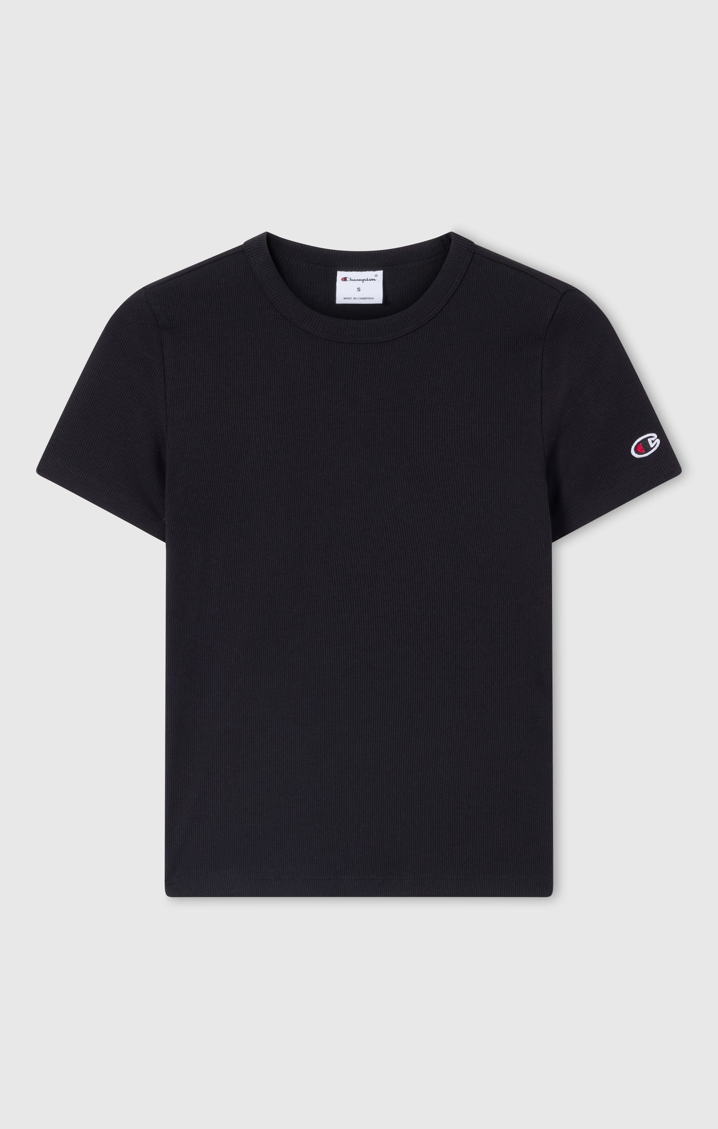 Damen Stretch-Ripp-T-Shirt