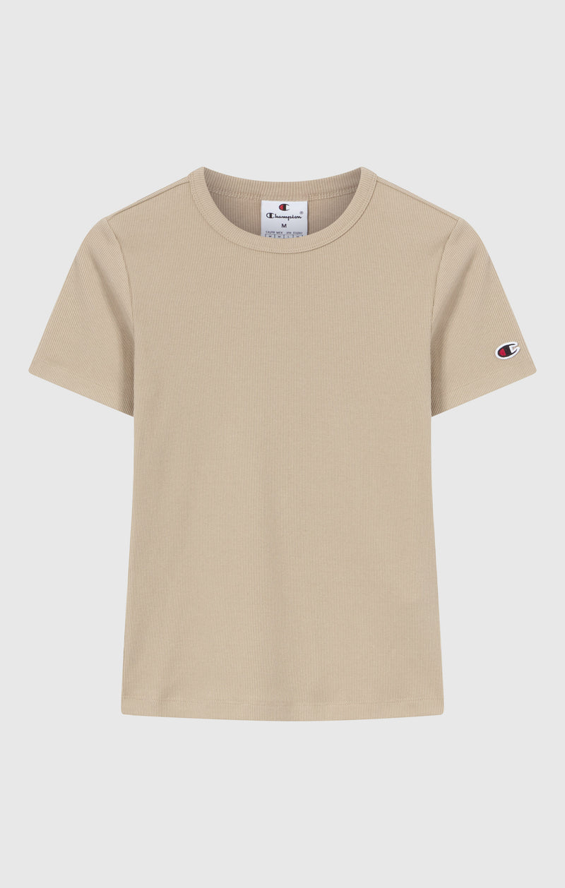 Damen Stretch-Ripp-T-Shirt