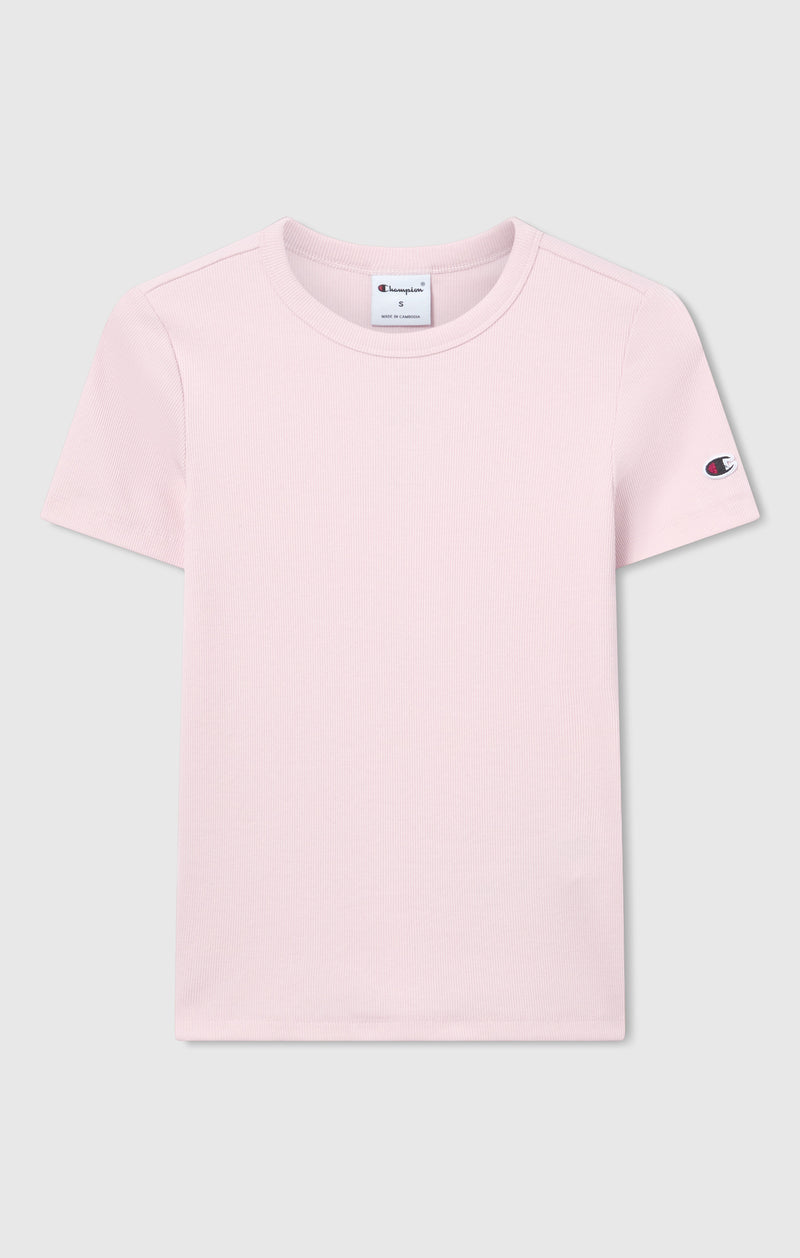 Damen Stretch-Ripp-T-Shirt