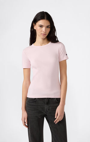 Damen Stretch-Ripp-T-Shirt