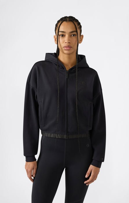 Sweat-shirt zippé à capuche C-Tech pour femme
