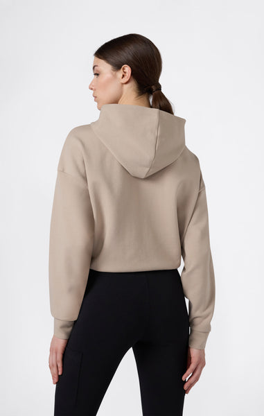 Felpa con Cappuccio Full Zip Donna C-Tech